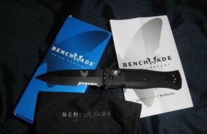 BENCHMADE 美国蝴蝶 530SBK 黑色半齿