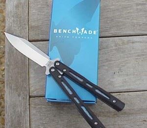 BENCHMADE 美国蝴蝶 BM-32 D2钢蝴蝶刀