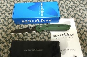 BENCHMADE 美国蝴蝶 940BK S30V钢黑色全刃...