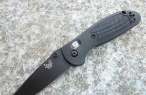 BENCHMADE 美国蝴蝶 556BK 全刃黑柄折刀